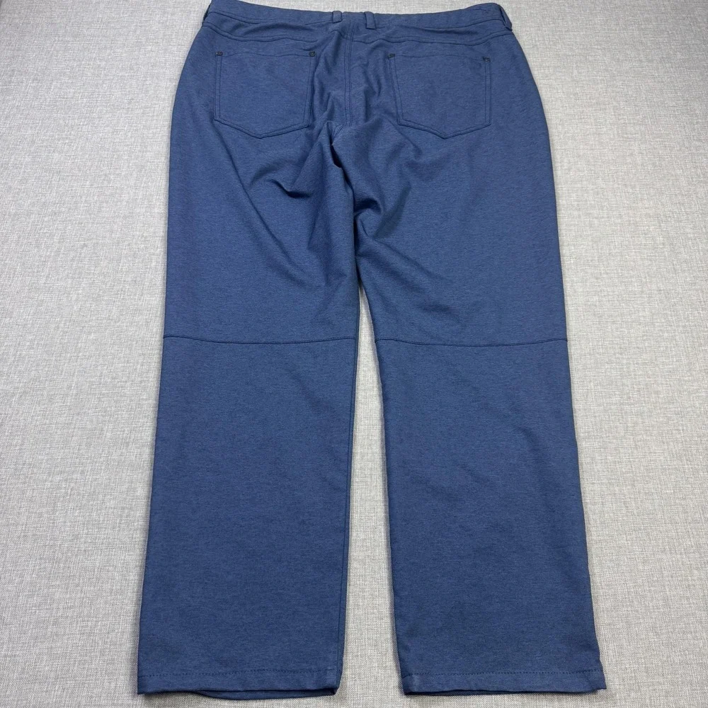 Tommy Bahama Chip Shot Golf Pants Mens 38x30 Blue Polyester Spandex Stretch
